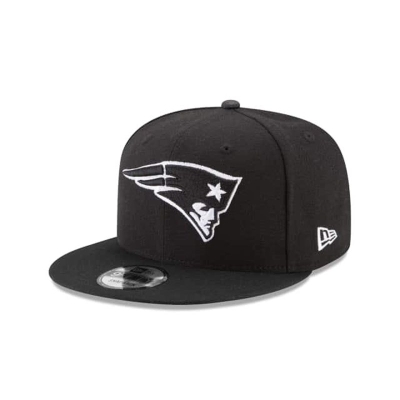 Black New England Patriots Hat - New Era NFL 9FIFTY Snapback Caps USA2503169